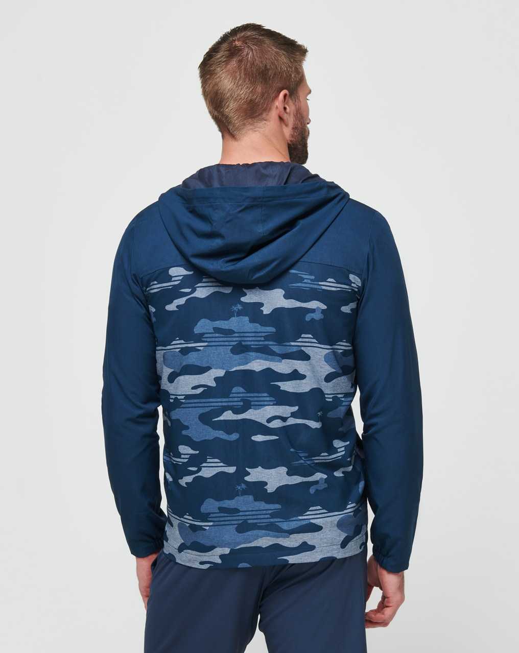 Blue Nights Travis Mathew Camo Tech Hoodie | HVXM07964