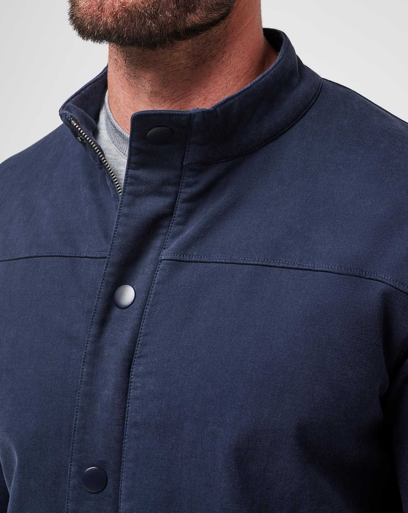 Blue Nights Travis Mathew Cloud Denim Full Zip | PTXI97681