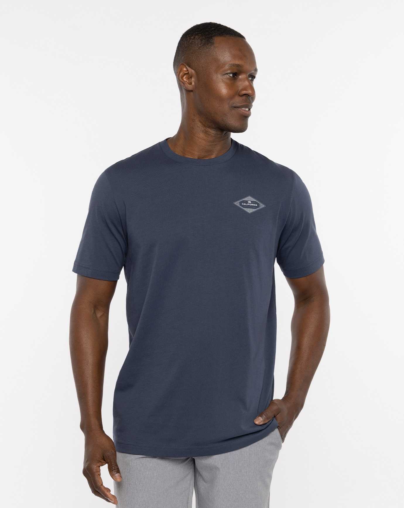 Blue Nights Travis Mathew North Beach Tee | ZGHF46325