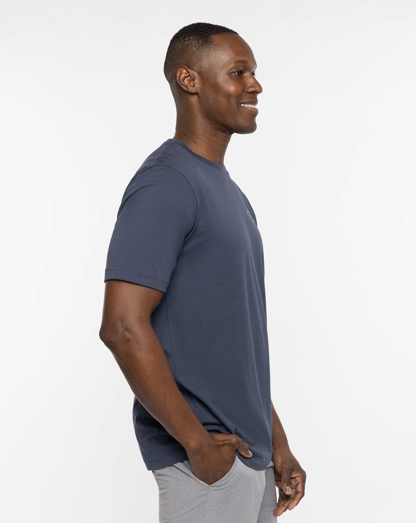 Blue Nights Travis Mathew North Beach Tee | ZGHF46325