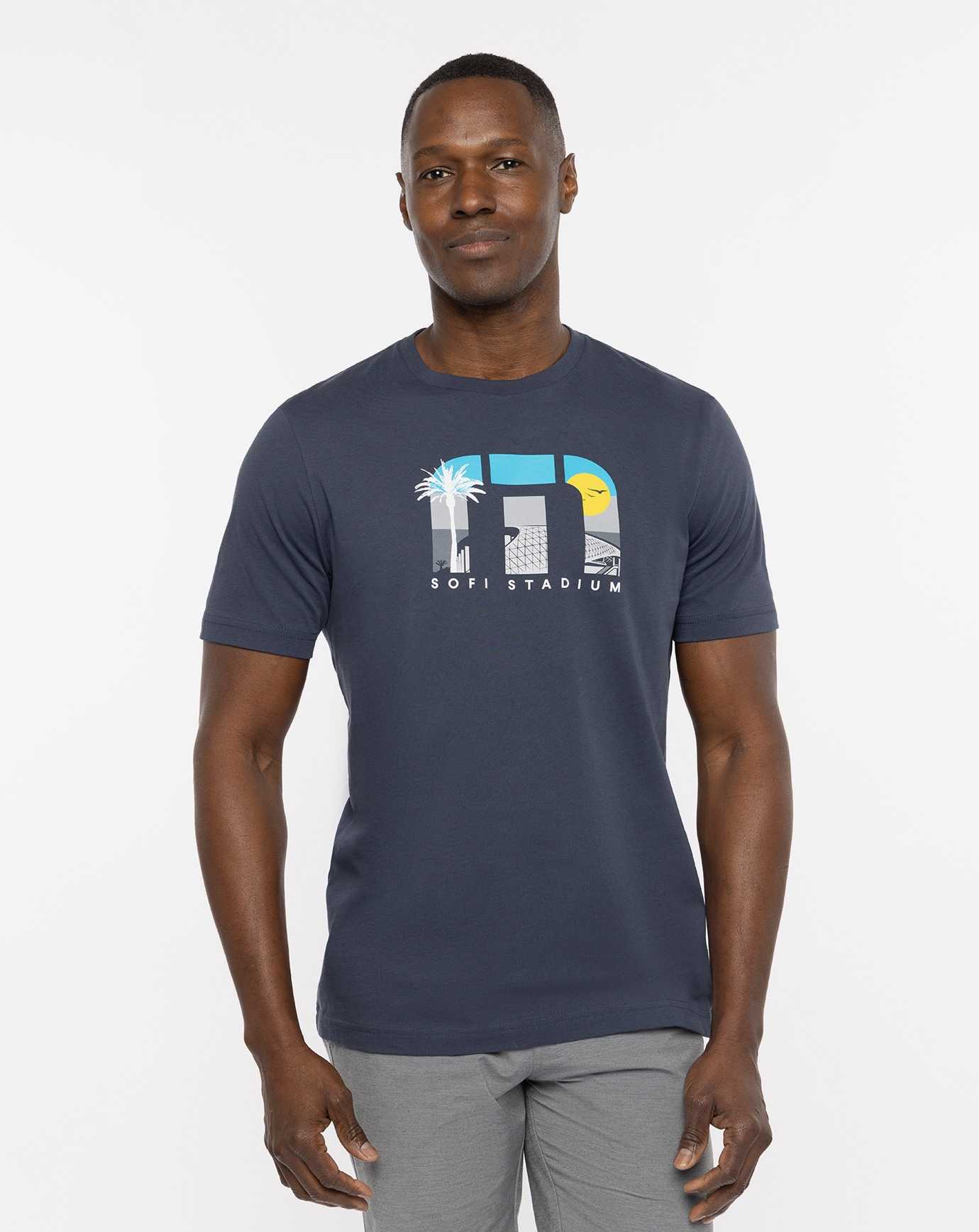 Blue Nights Travis Mathew Travel Squad Tm Tee | SOUZ46319