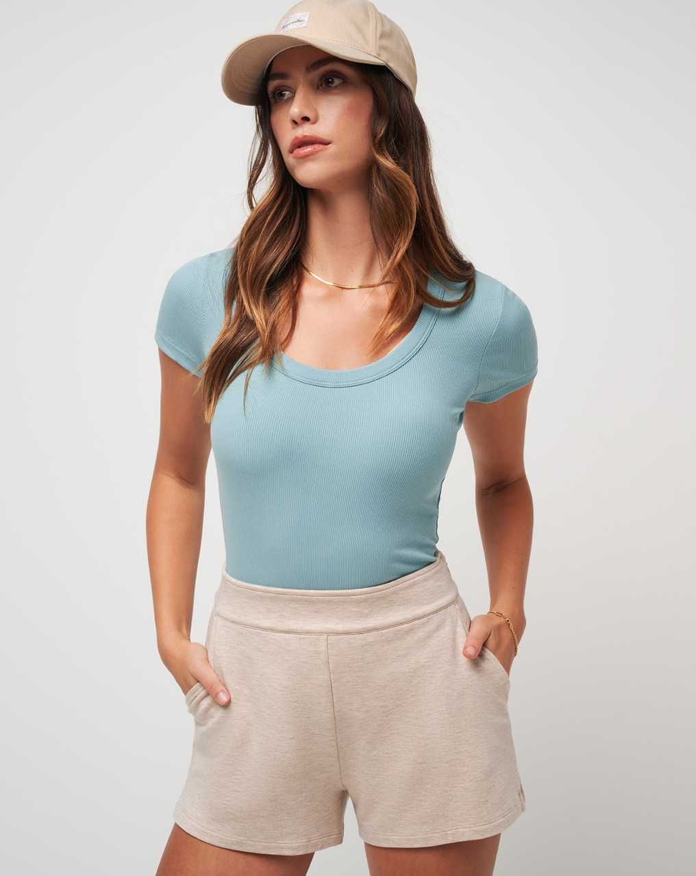 Cameo Travis Mathew Come Alive Cloud Ribbed Top | RQYW38549