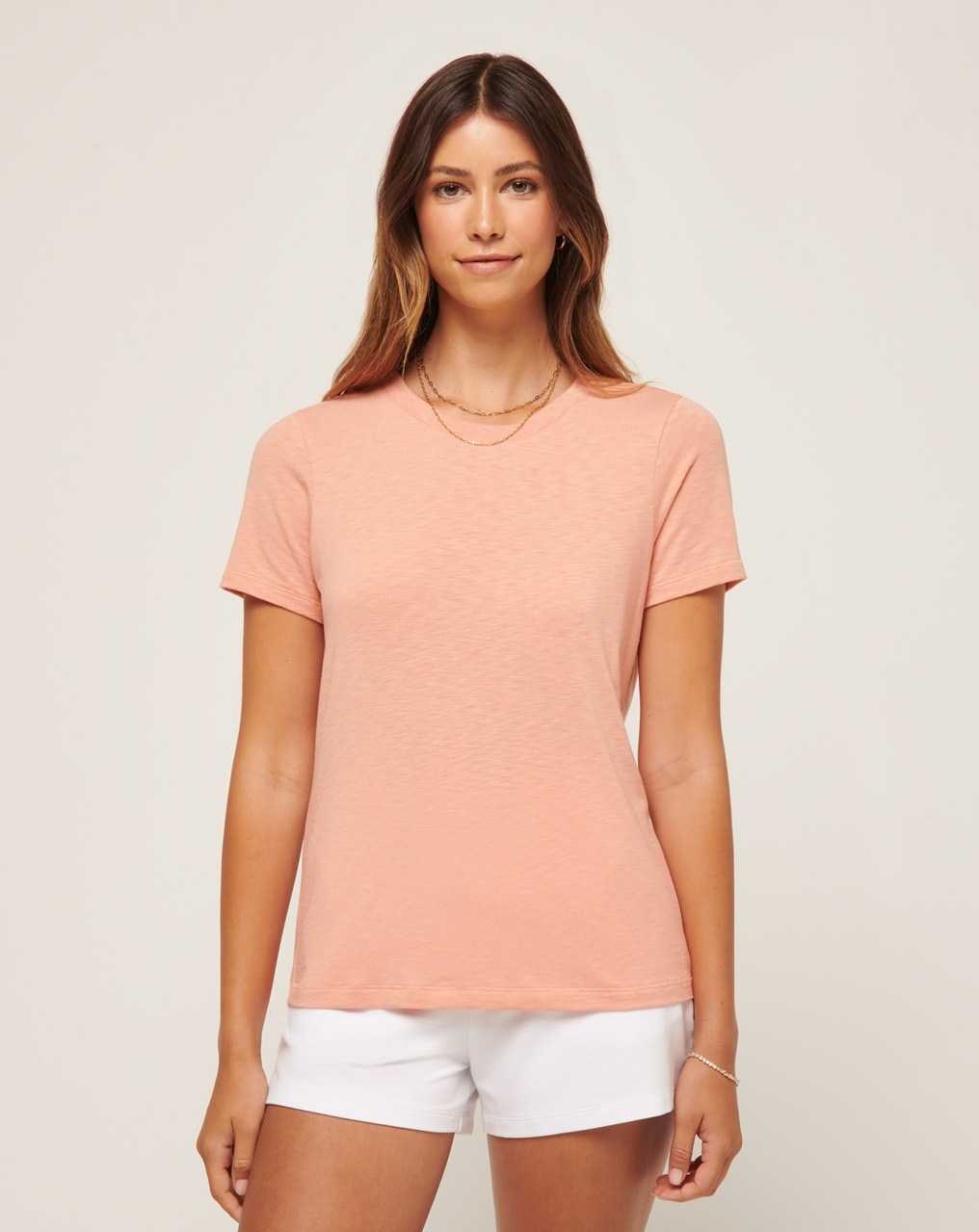 Canyon Sunset Travis Mathew Cloud Jersey Tee | ALZF62304