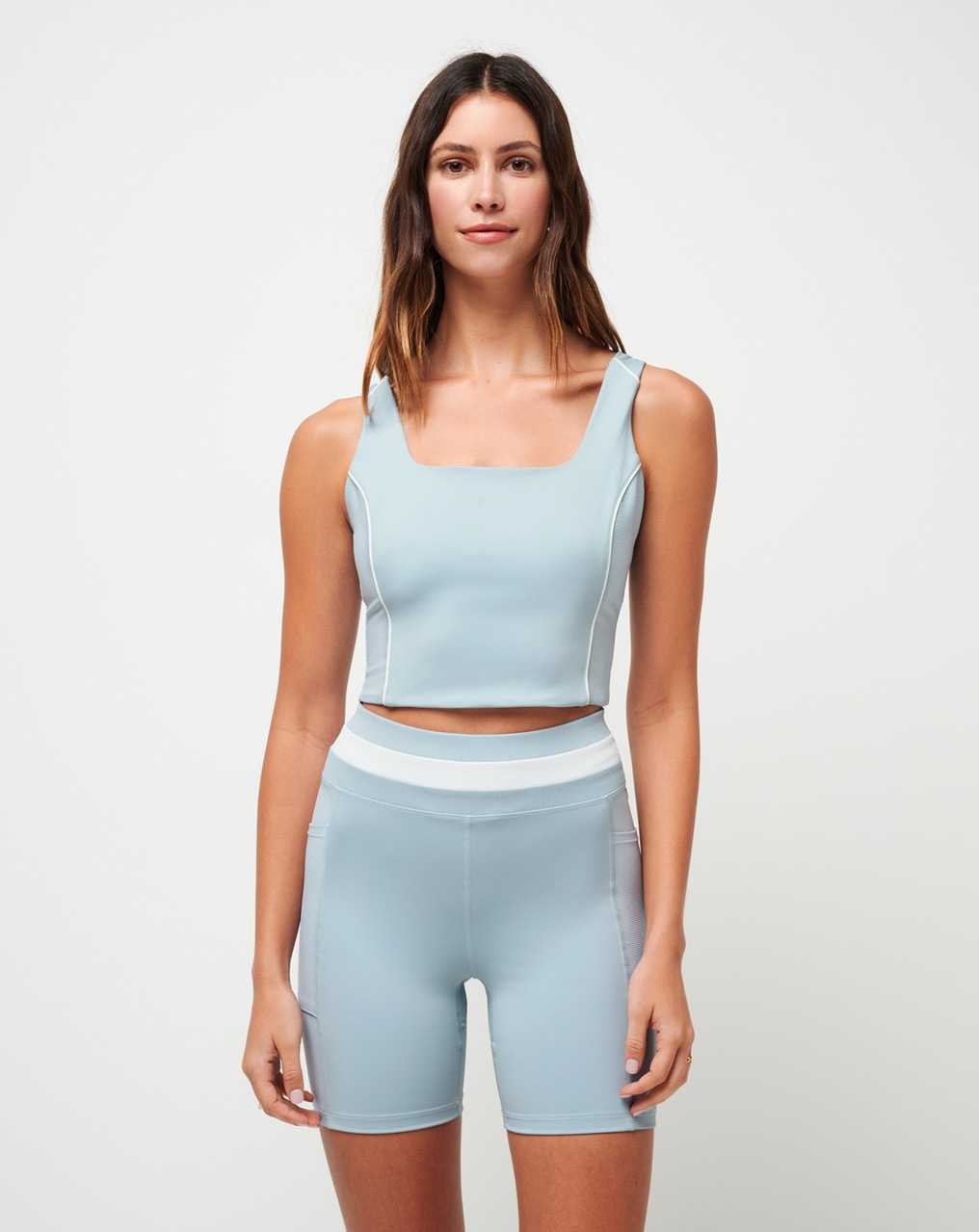 Celestial Blue Travis Mathew Jetset Mindset Moveknit Tank | EBRF61820