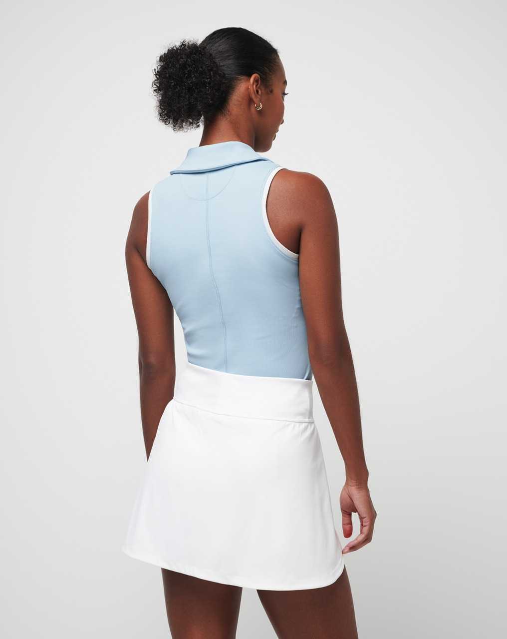 Celestial Blue Travis Mathew Sip And Sea Moveknit Sleeveless Polo | XWLG14279