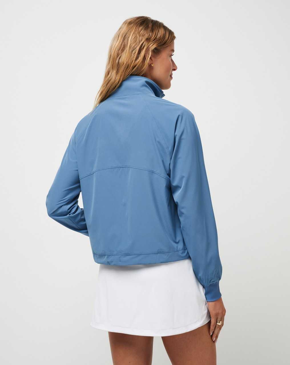 Copen Blue Travis Mathew Post Match Full Zip Jacket | HGTK70324