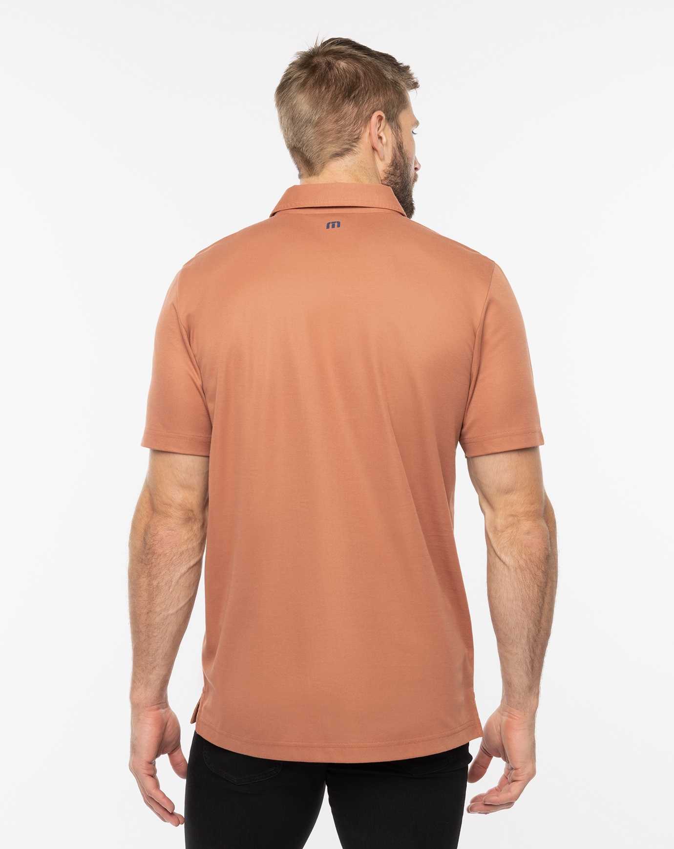 Copper Travis Mathew Dry Dock Polo | YMZV37548