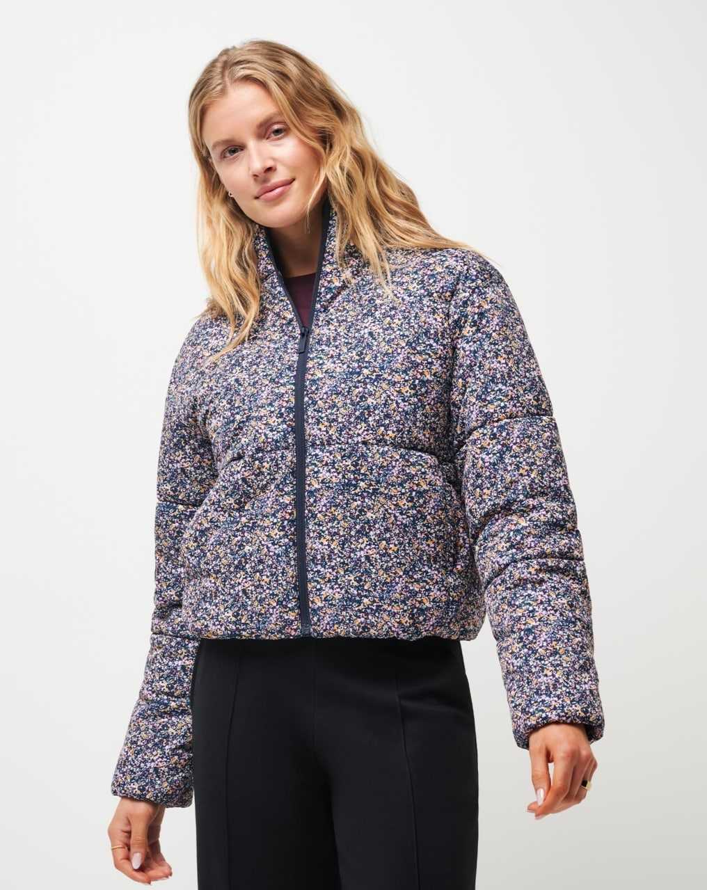 Cream Multi Travis Mathew Mont Blanc Floral Puffer | CNBW75014