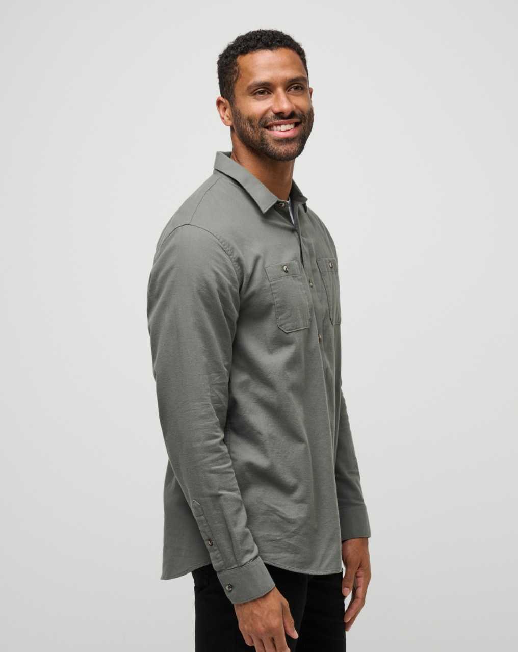 Dark Olive Travis Mathew Cloud Flannel Button-up | XAVQ32861