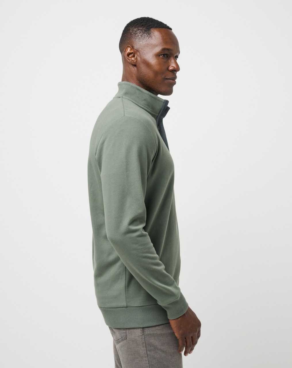 Dark Olive Travis Mathew Cloud Quarter Zip 2.0 | MWKN64512