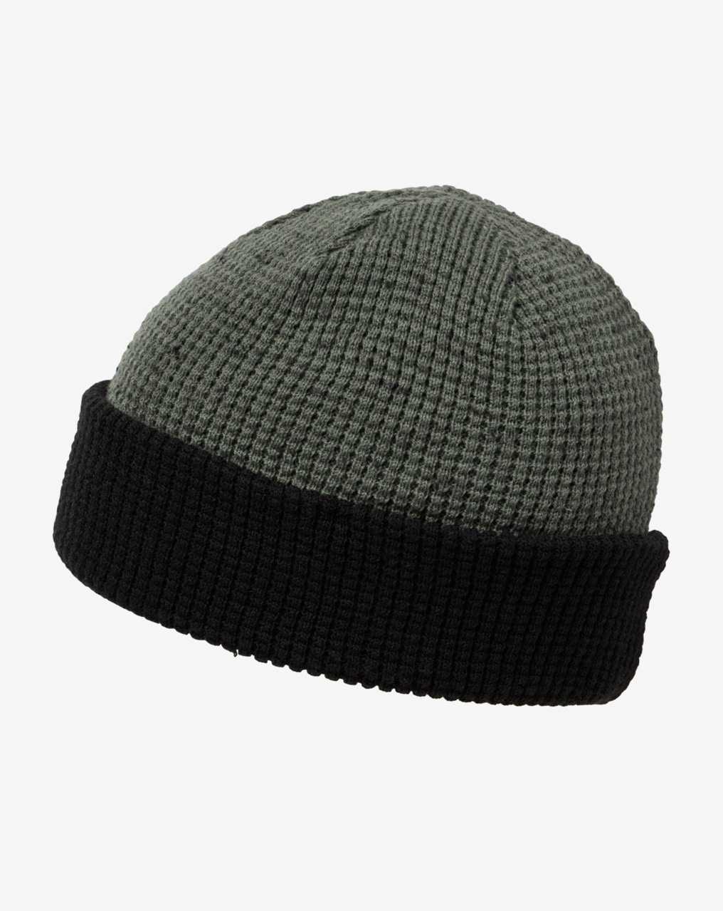 Dark Olive Travis Mathew Cloud Waffle Beanie | BONY98507