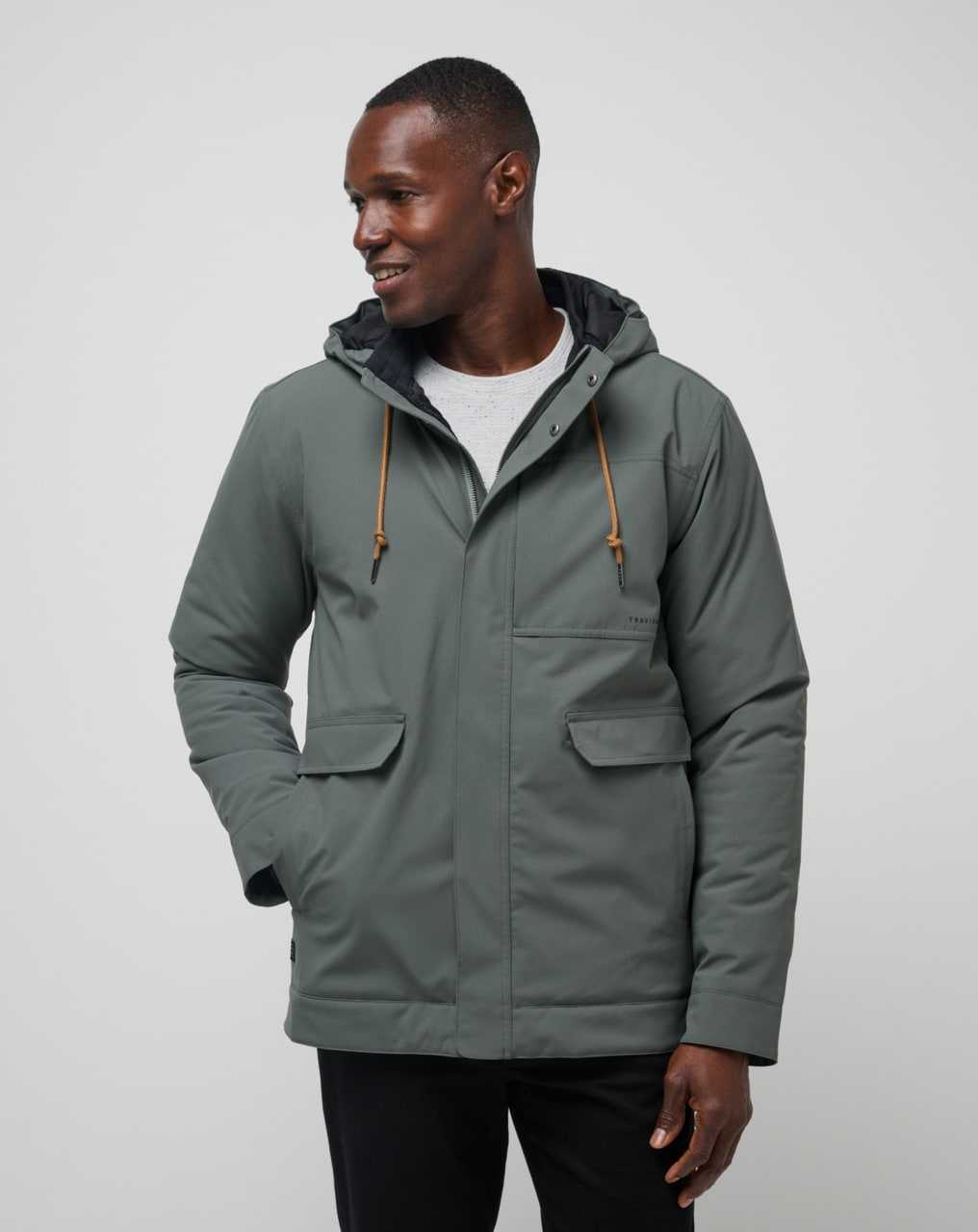 Dark Olive Travis Mathew Mountain Pass Jacket | RZGV83679