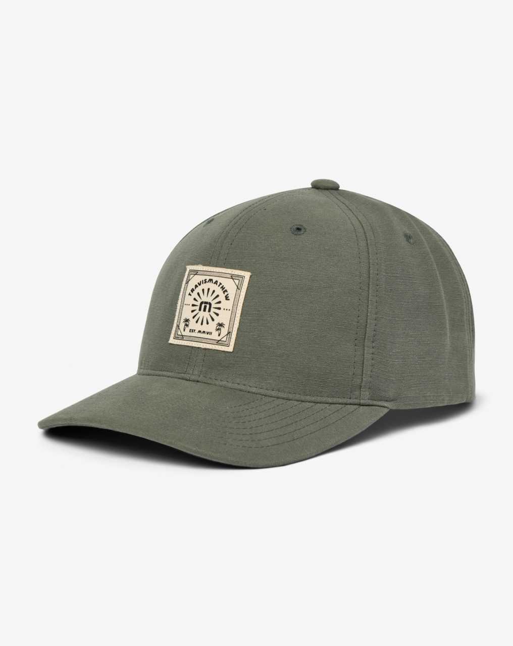 Dark Olive Travis Mathew Pilsen Snapback Hat | MQHF41987