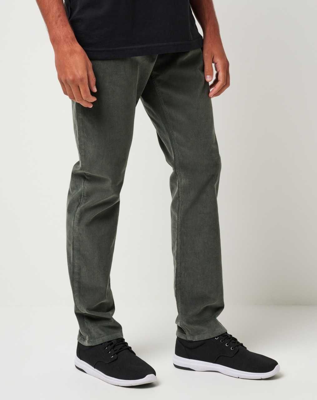 Dark Olive Travis Mathew Start The Journey Corduroy Pant | UPLA01793