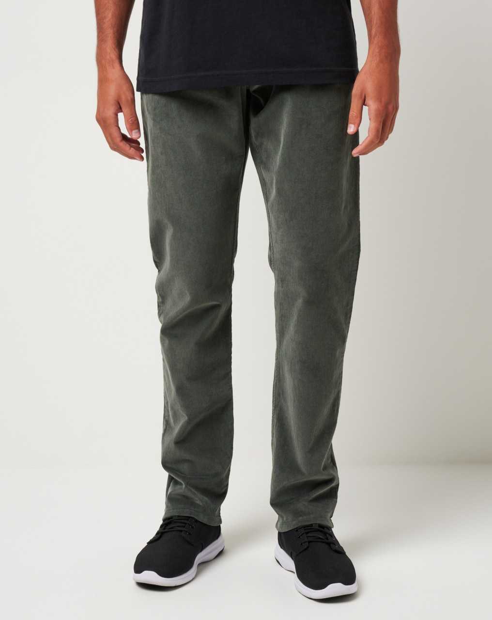 Dark Olive Travis Mathew Start The Journey Corduroy Pant | UPLA01793