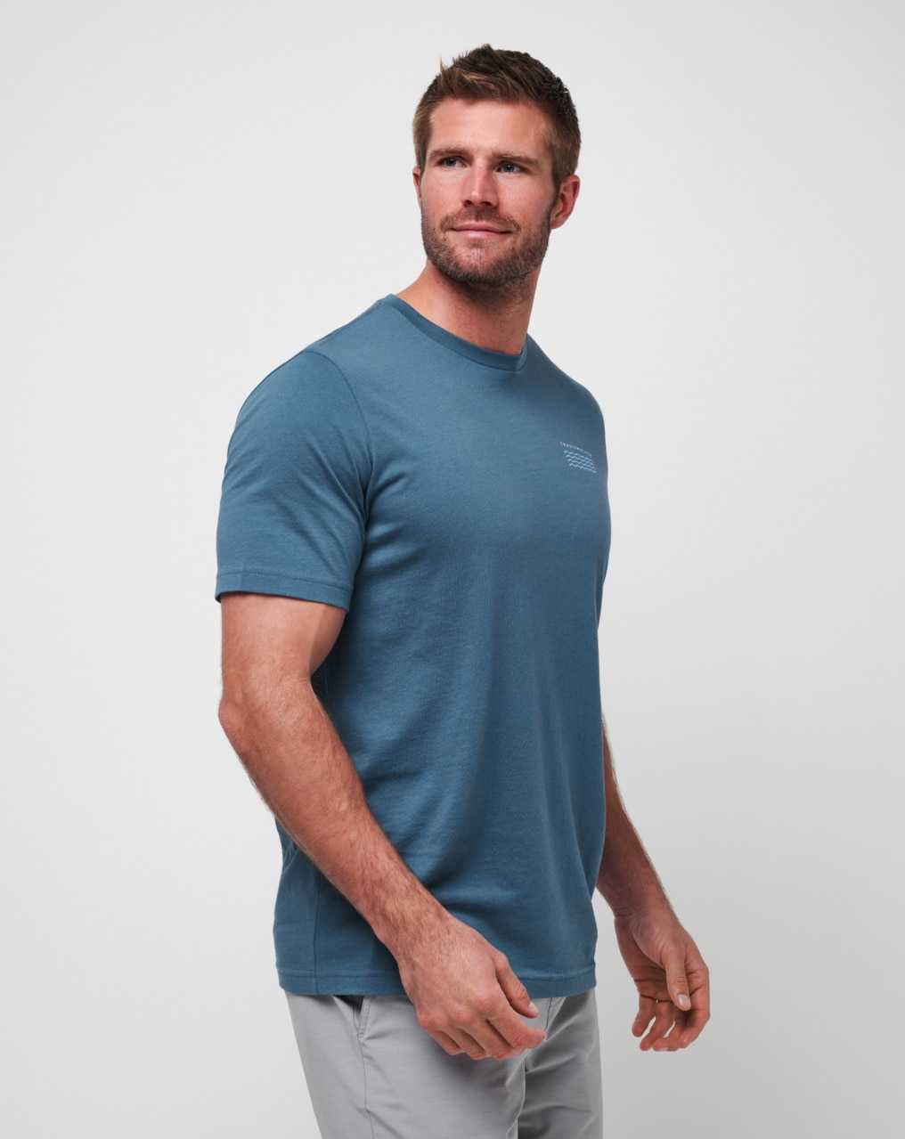 Dark Teal Travis Mathew Best Behavior Tee | OHXA58639