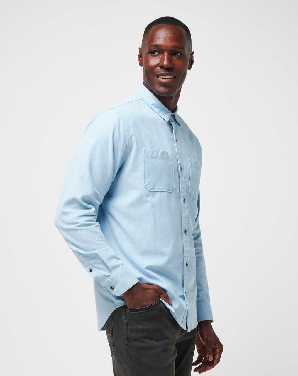 Dream Blue Travis Mathew Barrel Of Laughs Button-up | DIPE90657