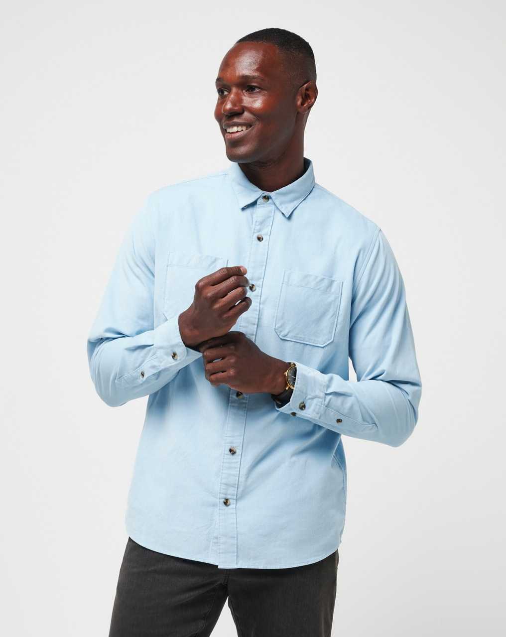 Dream Blue Travis Mathew Barrel Of Laughs Button-up | DIPE90657