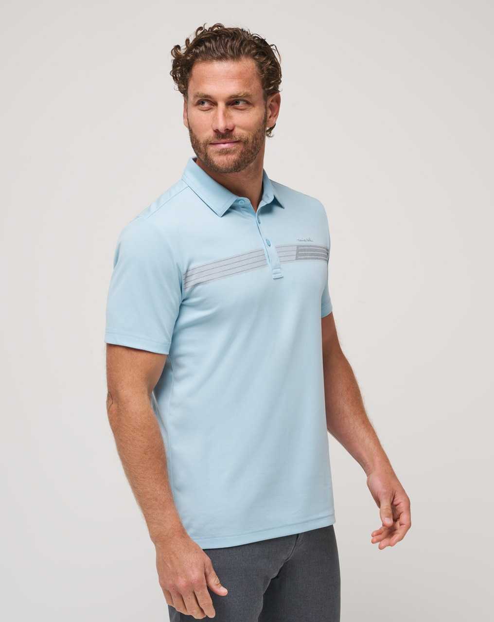 Dream Blue Travis Mathew Kalama Cove Polo | ZSUV68092