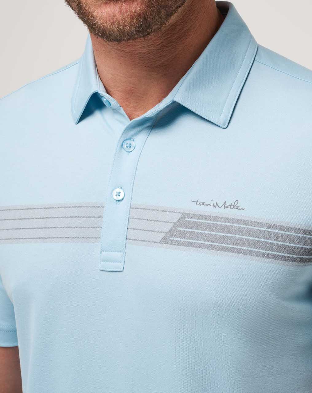 Dream Blue Travis Mathew Kalama Cove Polo | ZSUV68092