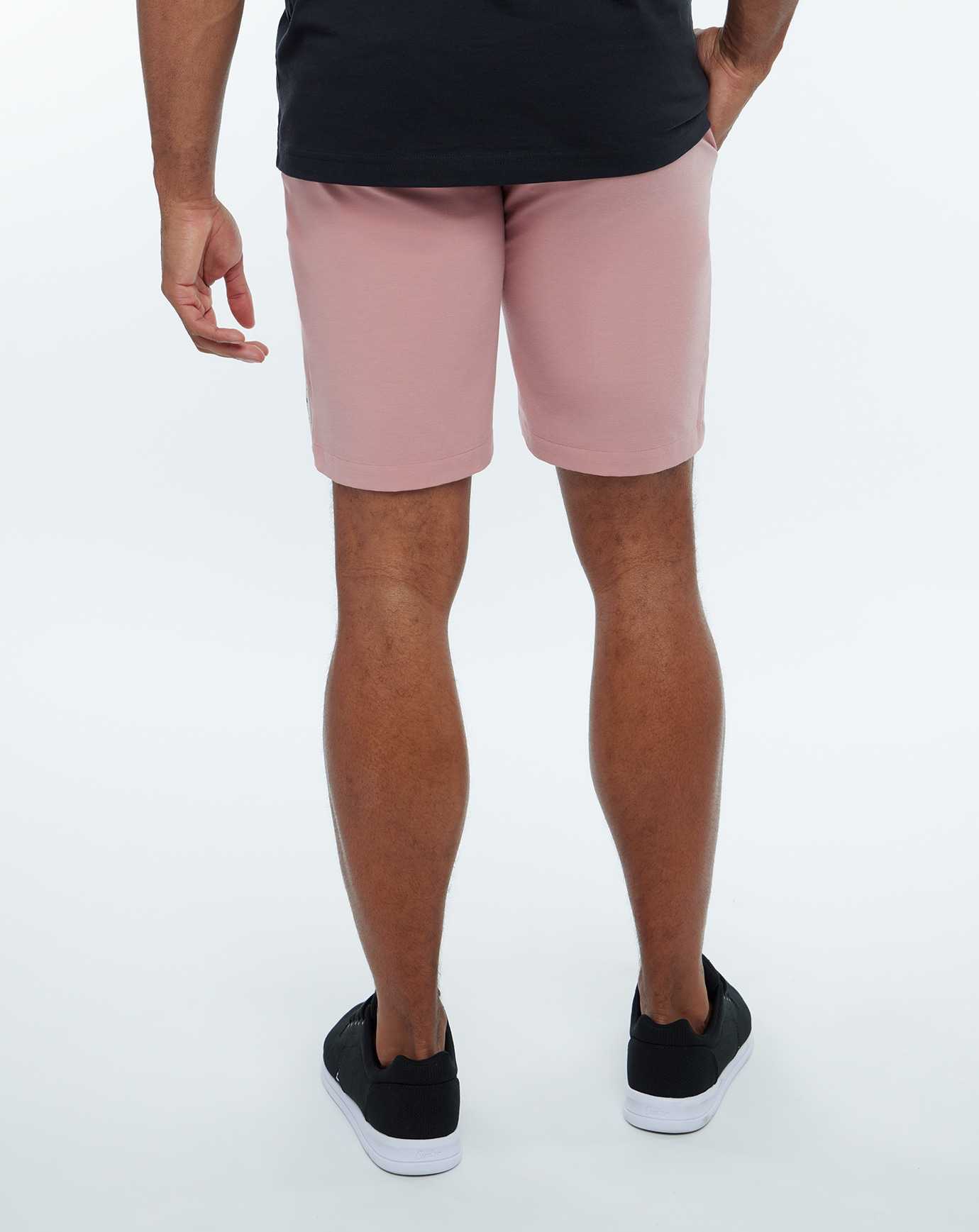 Dusty Rose Canvas Travis Mathew Bermuda Short 8in | RAWY10962