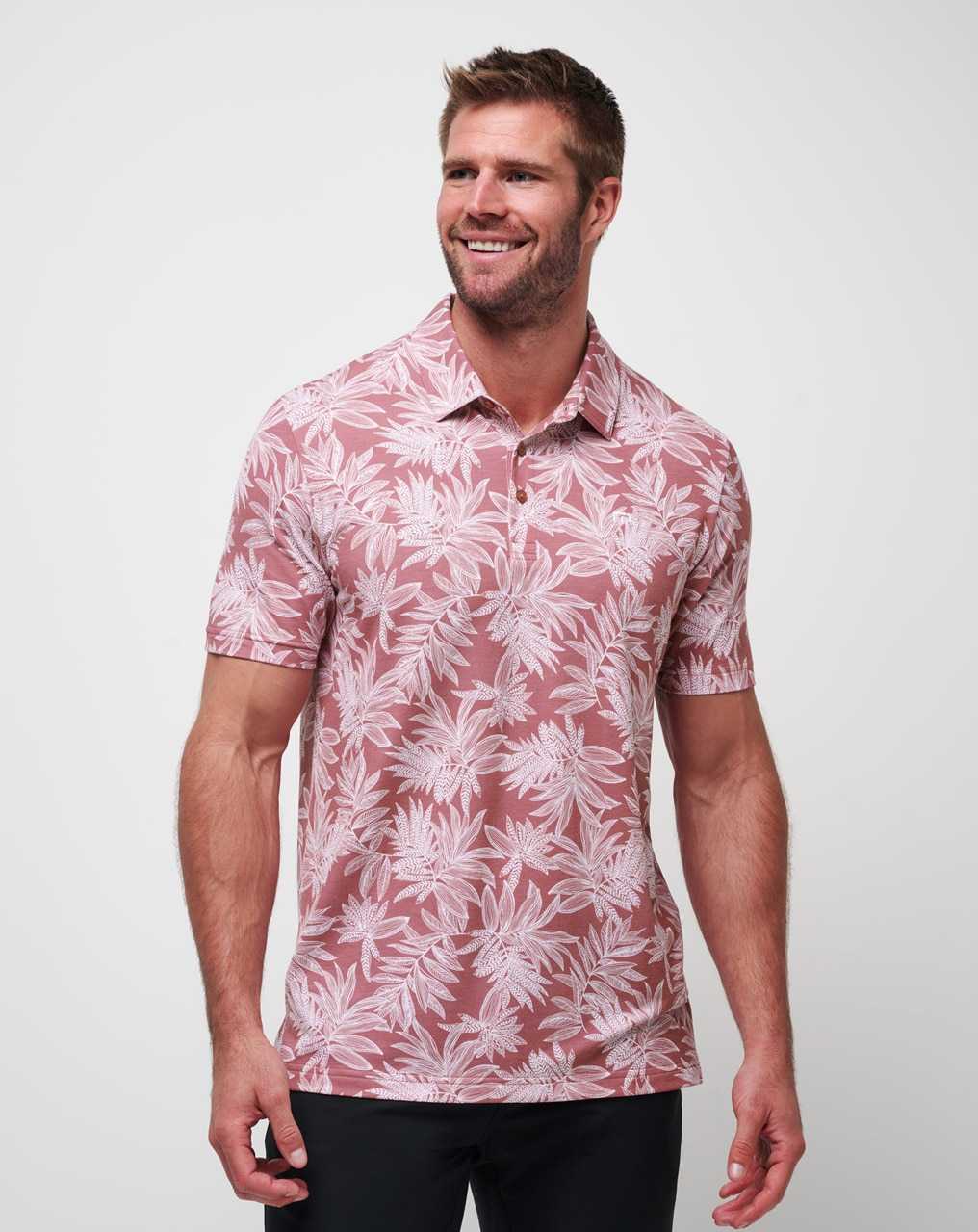 Earth Red Travis Mathew Sea Journey Polo | PDQA10724