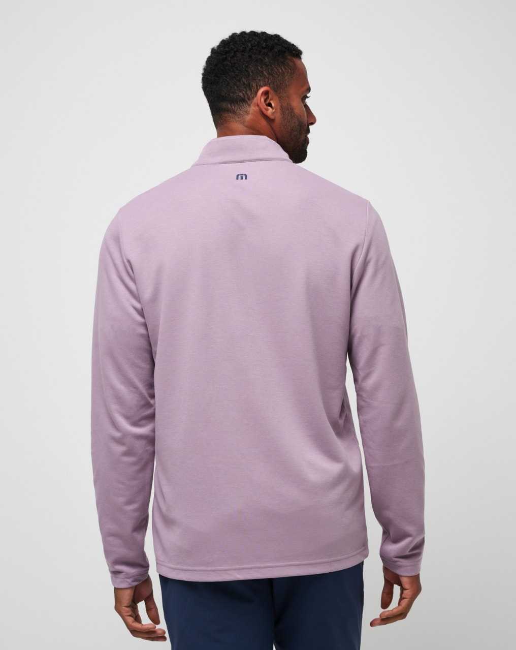 Elderberry Travis Mathew Upgraded Chest Stripe Quarter Zip | YIDP15724