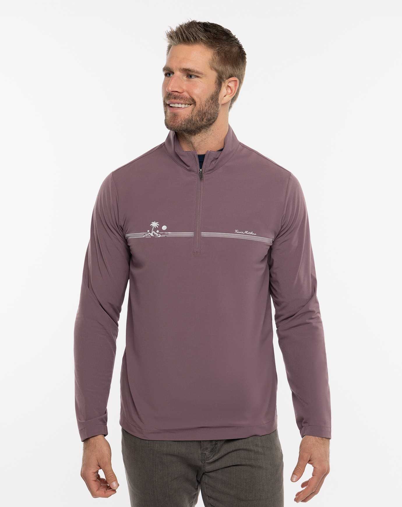 Flint Travis Mathew Unexpected Surprise Quarter Zip | VTKZ39408