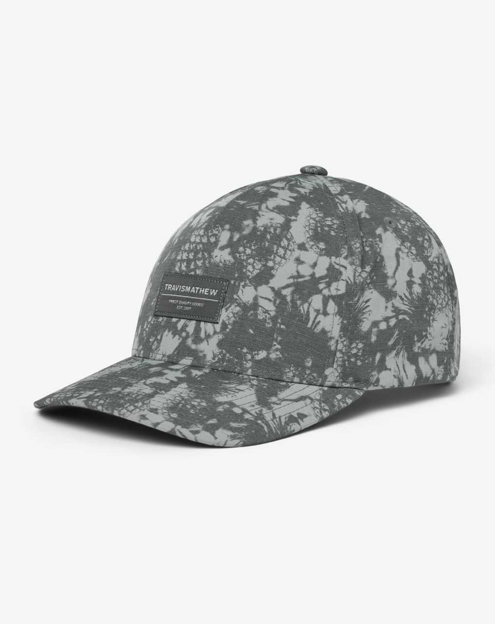 Grey Travis Mathew Pineapple Please Snapback Hat | JGCE16349