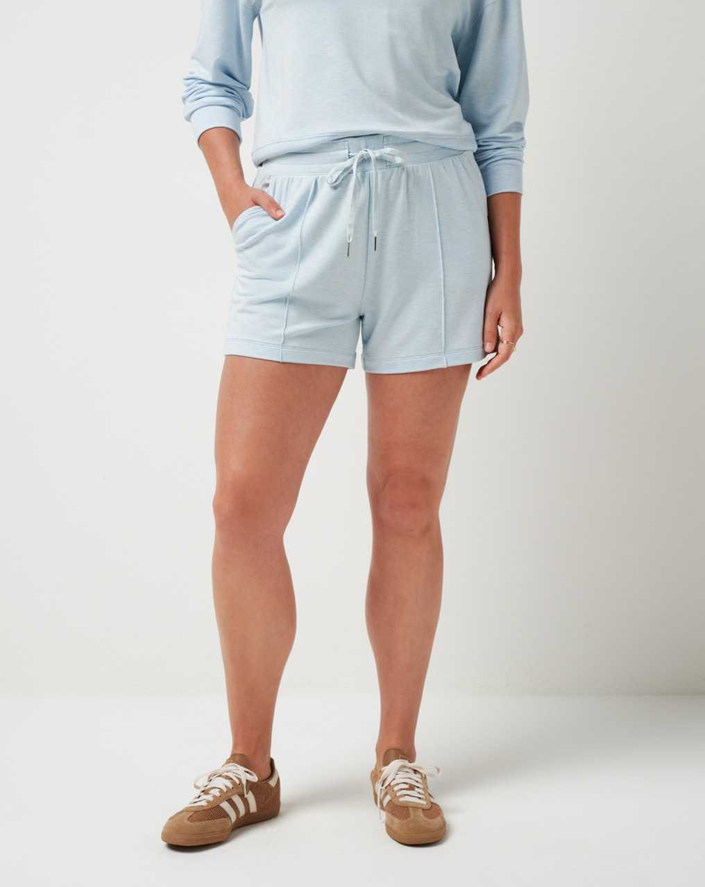 Heather Baby Blue Travis Mathew Salt In The Air Cloud French Terry Short | ESQY08916