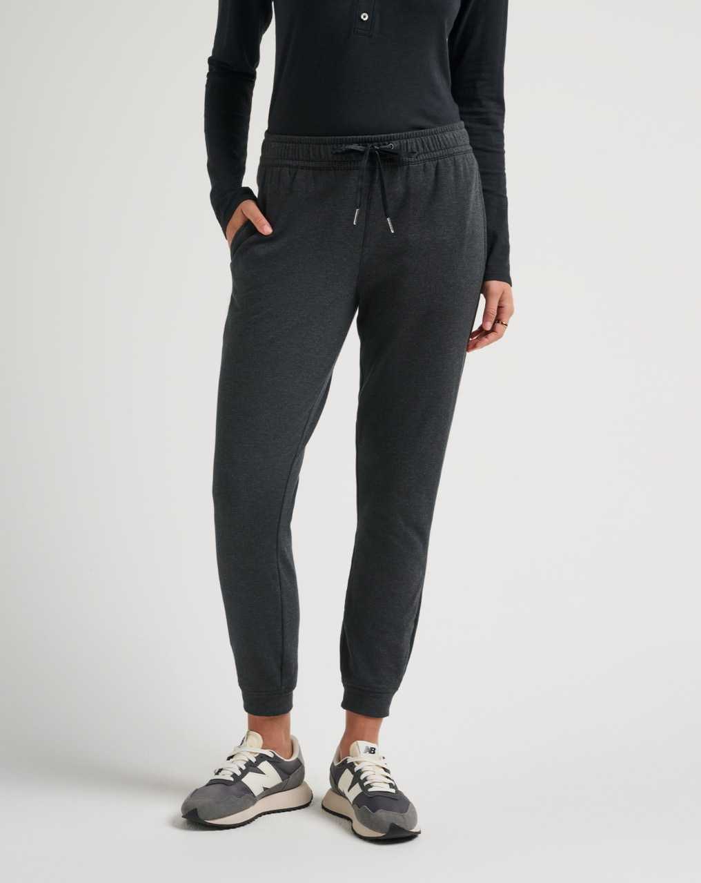 Heather Black Travis Mathew Cloud Fleece Jogger | DBPI62807