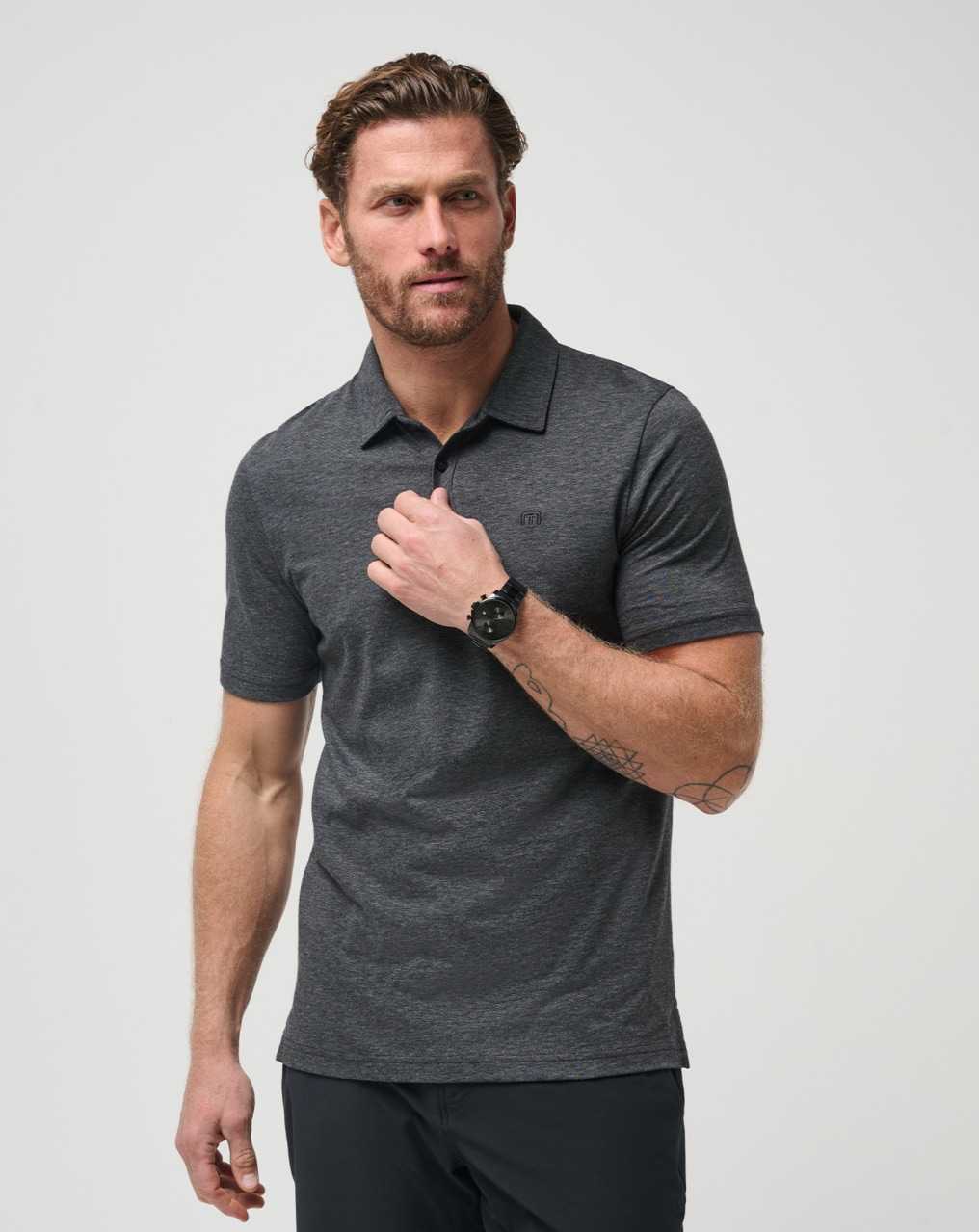 Heather Black Travis Mathew The Zinna Polo | HGBF25731