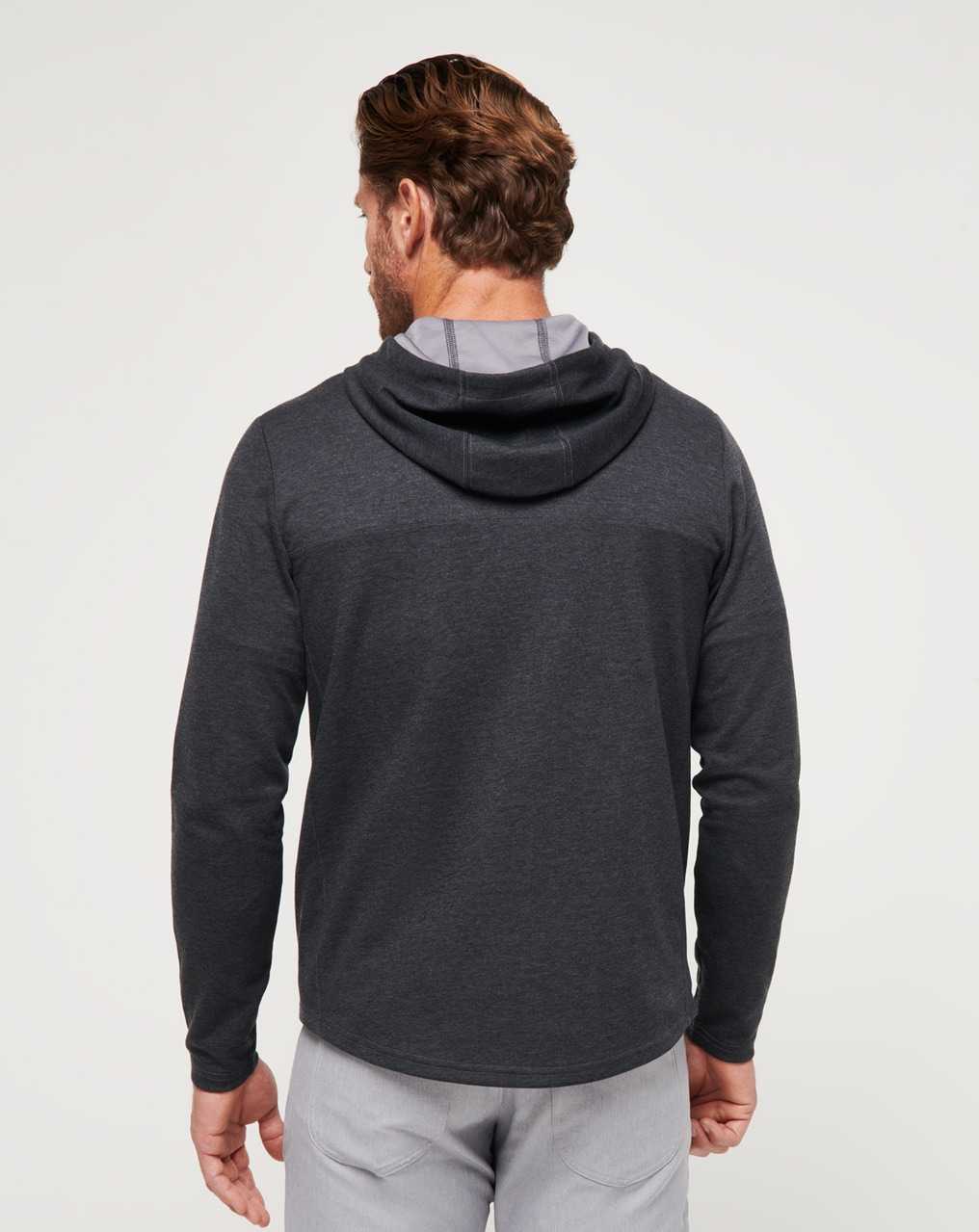 Heather Black Travis Mathew Upgraded Tech Hoodie | JBLK92738