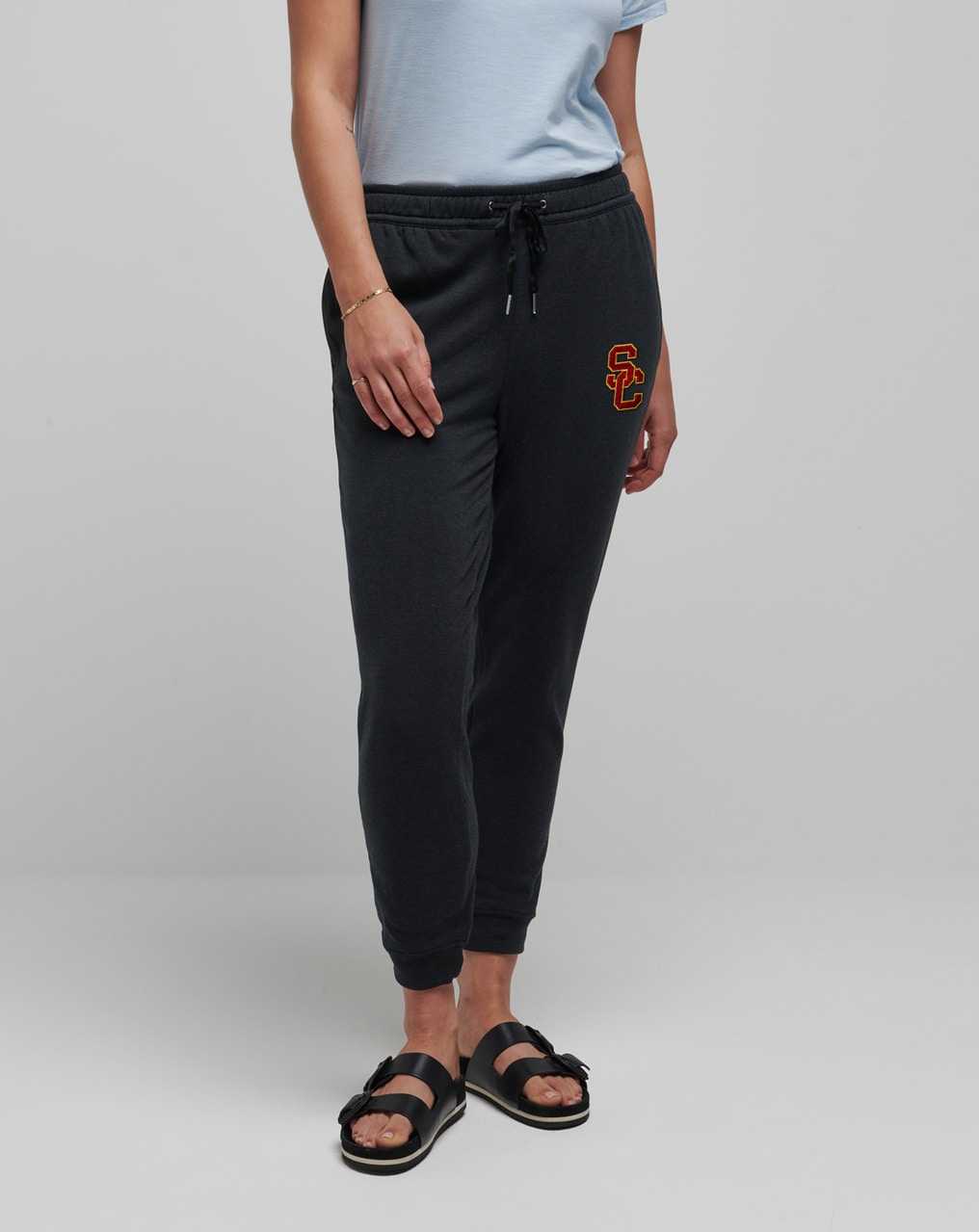 Heather Black Travis Mathew Usc Cloud Tie Jogger | FZCW31702