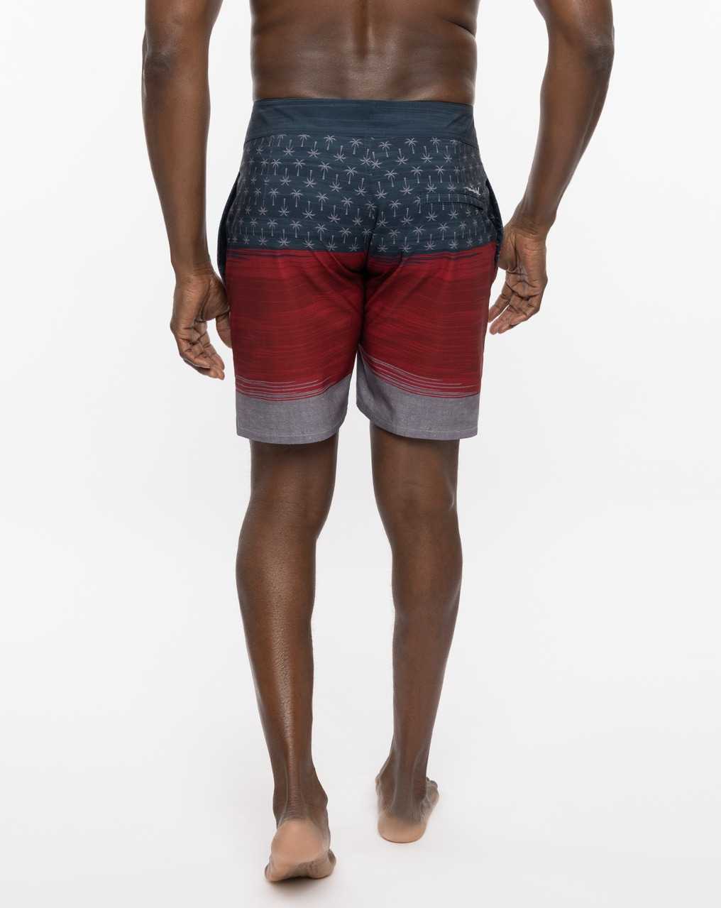 Heather Blue Nights Travis Mathew Murica Fun Boardshort | PCNT37802