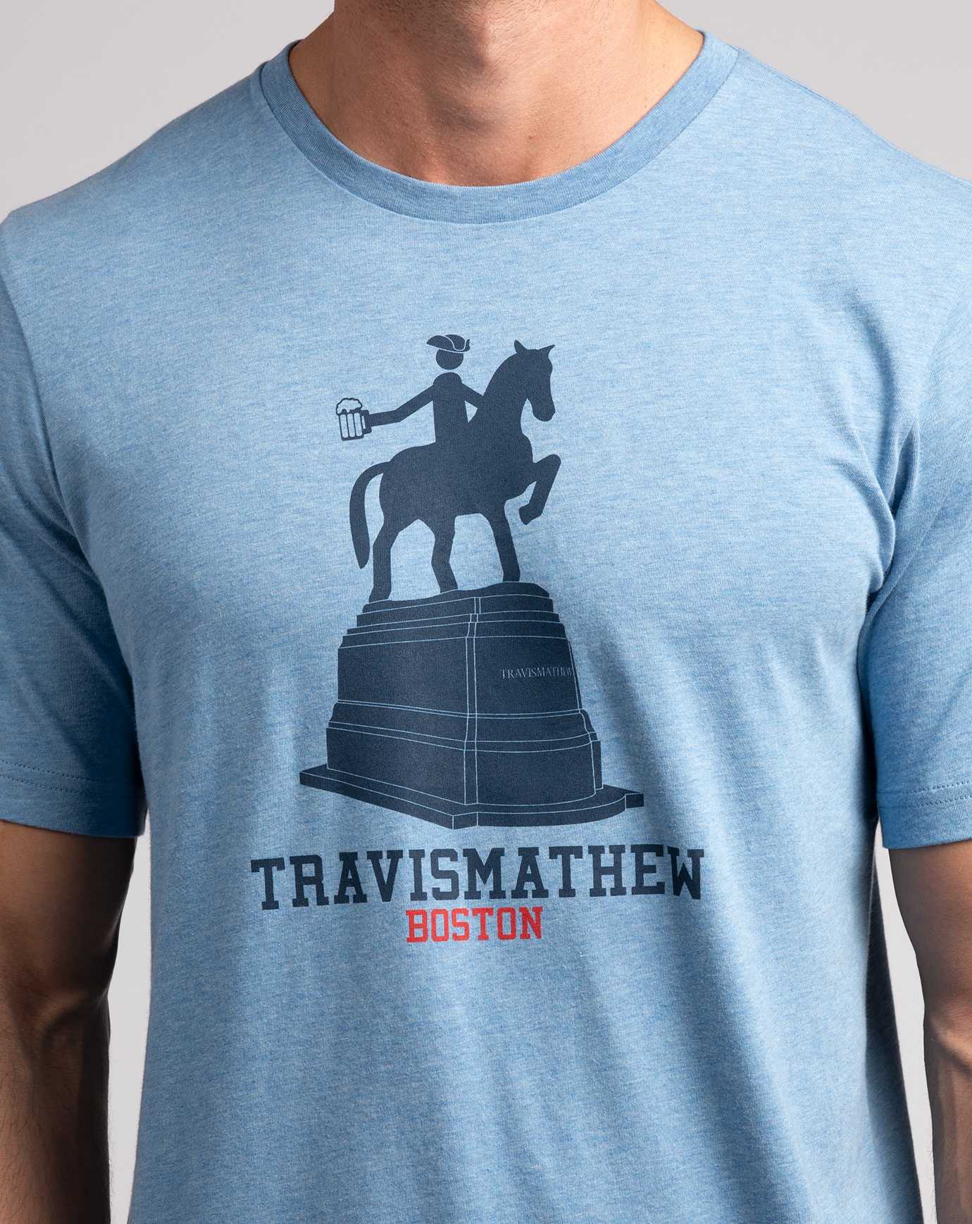 Heather Blue Travis Mathew Revere Revere Tee | SBZP46278