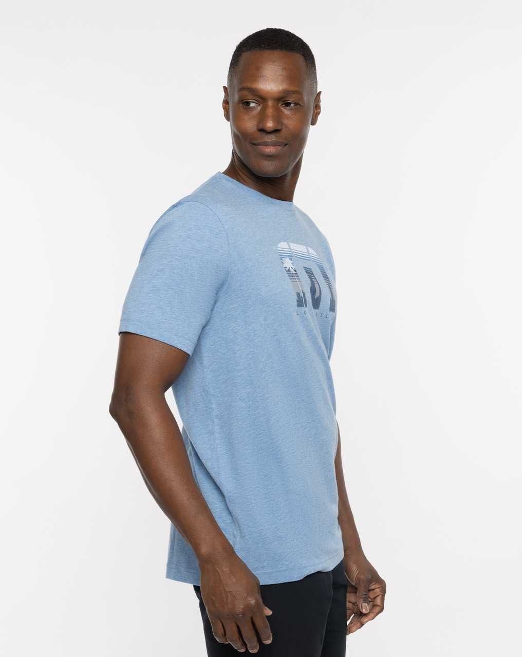 Heather Blue Travis Mathew Socal Tee | GJDK85790