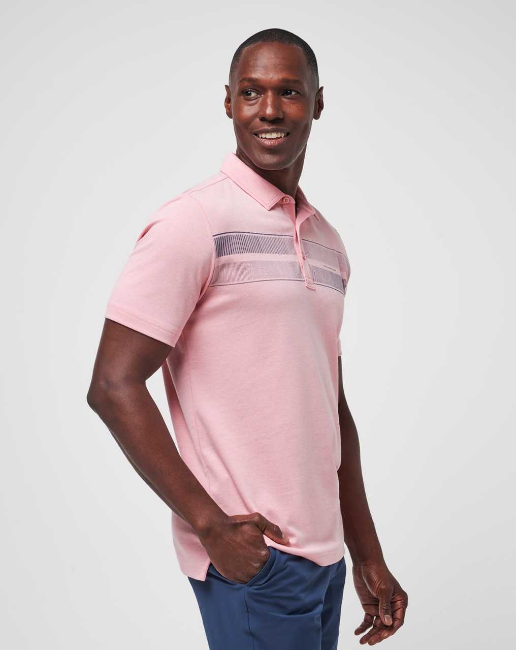 Heather Blush Travis Mathew Local Discount Polo | SPNT65079