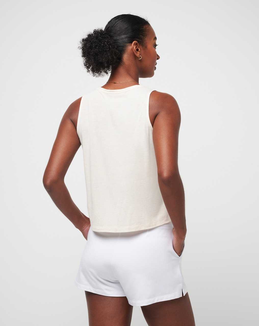 Heather Brazilian Sand Travis Mathew Sun Shimmer Tissue Tank | SXIB41928