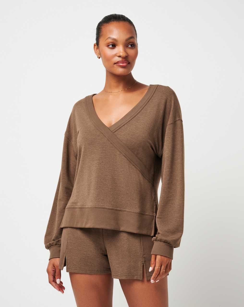 Heather Cocoa Brown Travis Mathew September Morning Cloud Top | TKCI51930