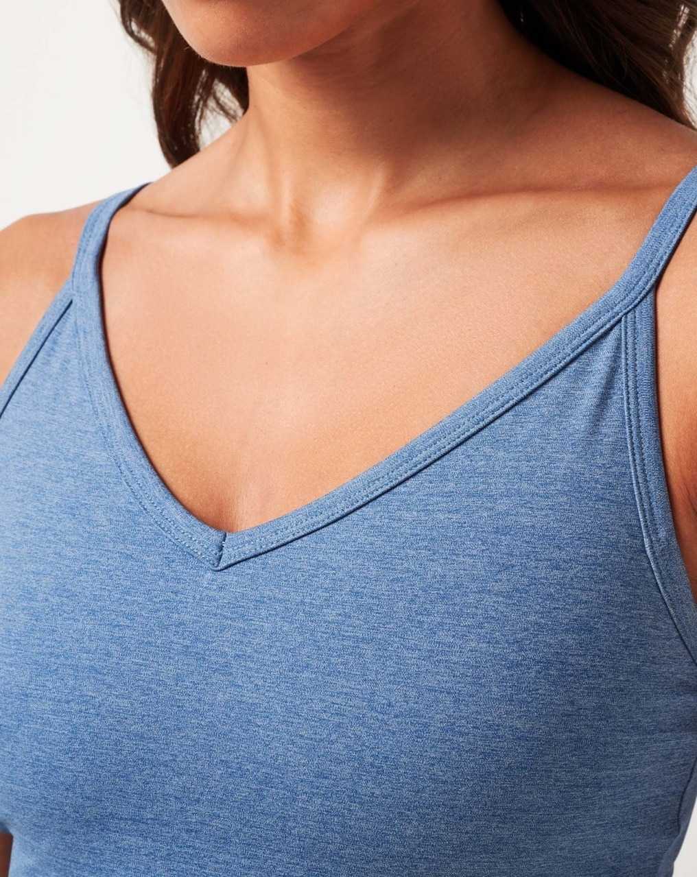 Heather Copen Blue Travis Mathew Morning Interval Moveknit Tank | HMDP53028