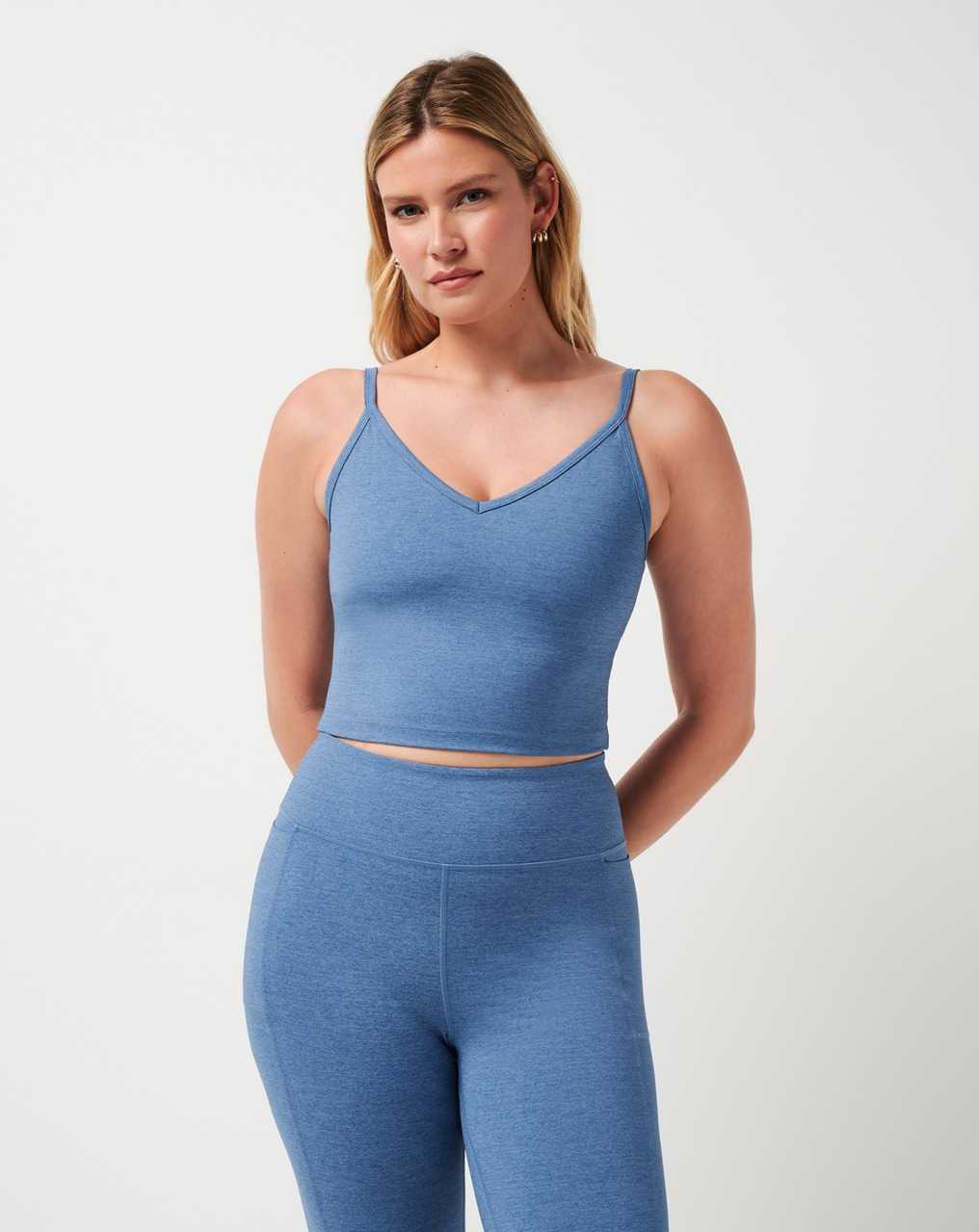 Heather Copen Blue Travis Mathew Morning Interval Moveknit Tank | HMDP53028