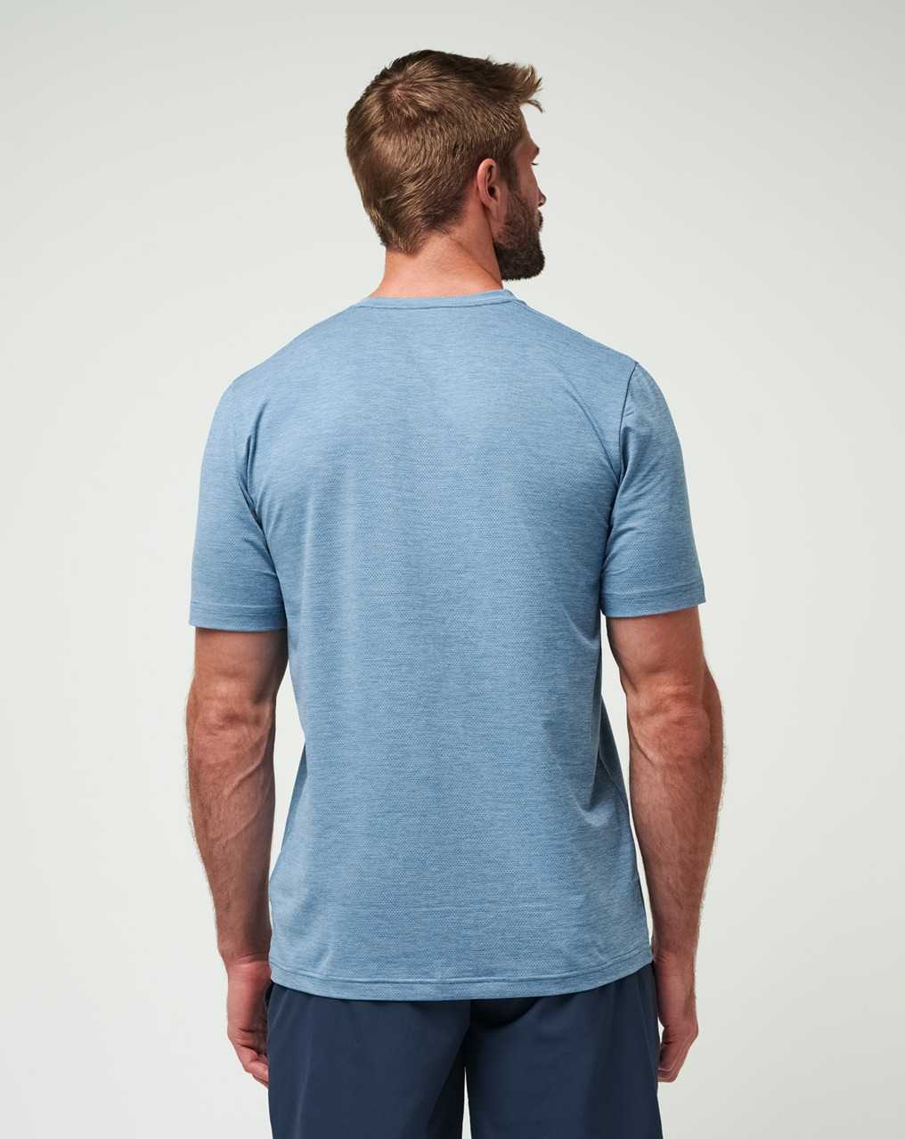 Heather Copen Blue Travis Mathew Scenic Vista Active Tee | WXBR27180