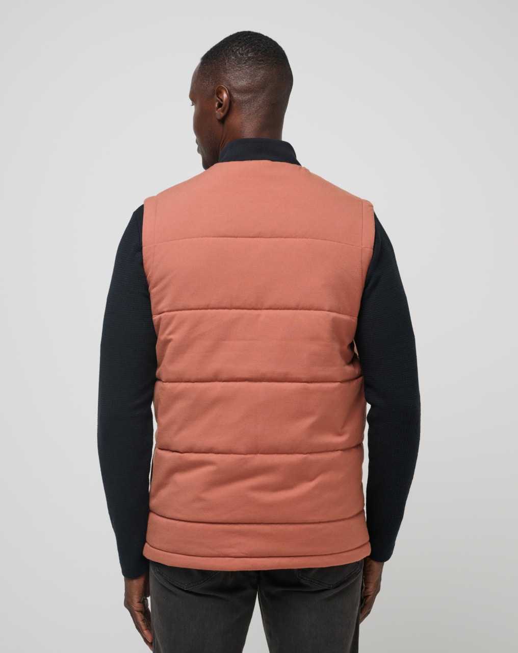 Heather Copper Travis Mathew Climate Drop Vest | FPGS10645