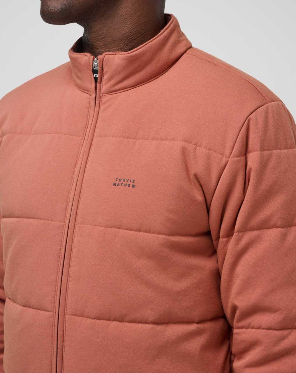 Heather Copper Travis Mathew Climate Drop Jacket | BRDP98265