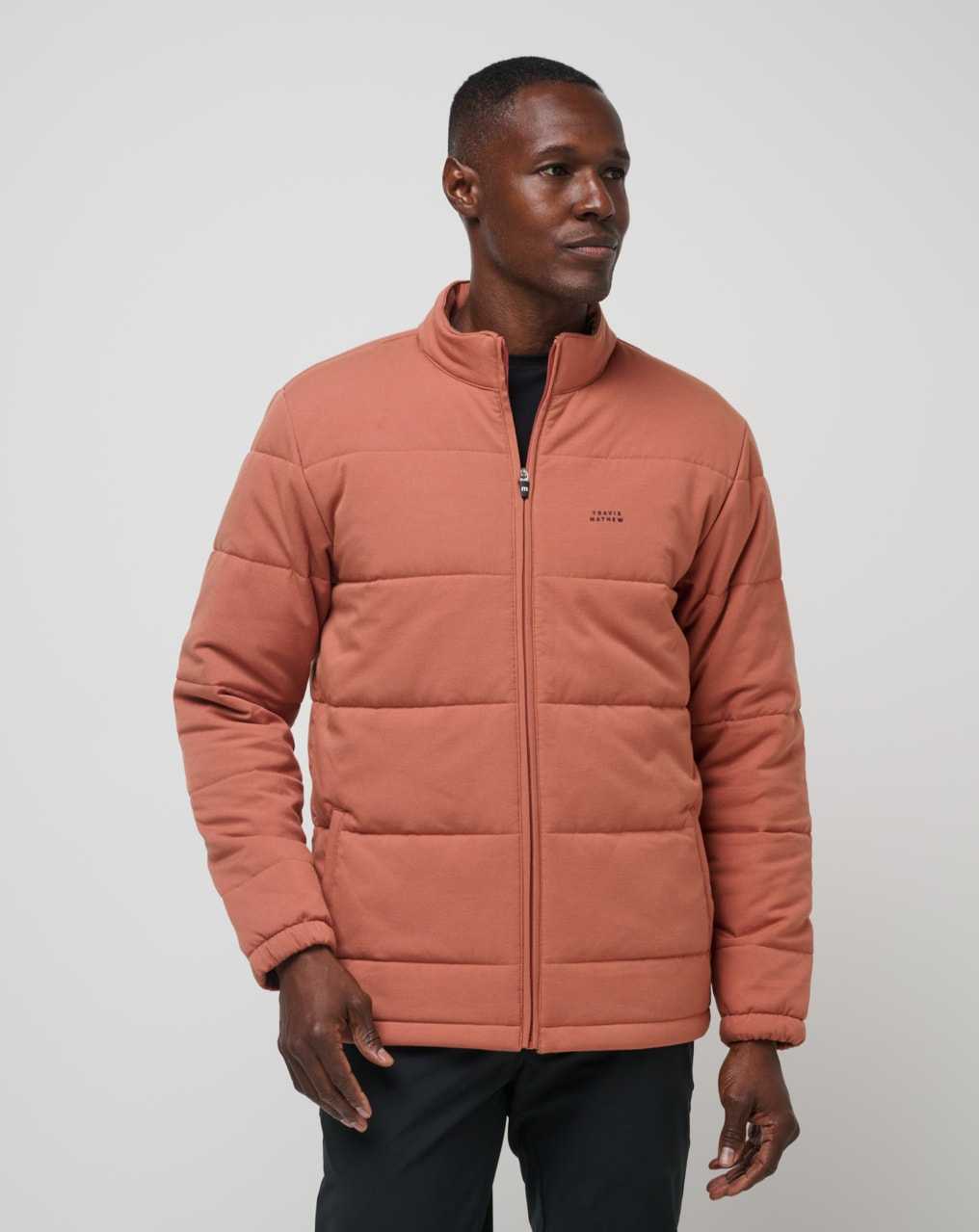 Heather Copper Travis Mathew Climate Drop Jacket | BRDP98265