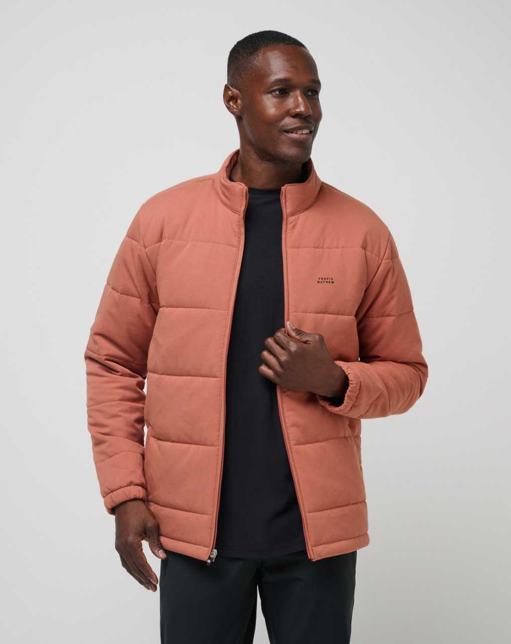 Heather Copper Travis Mathew Climate Drop Jacket | BRDP98265