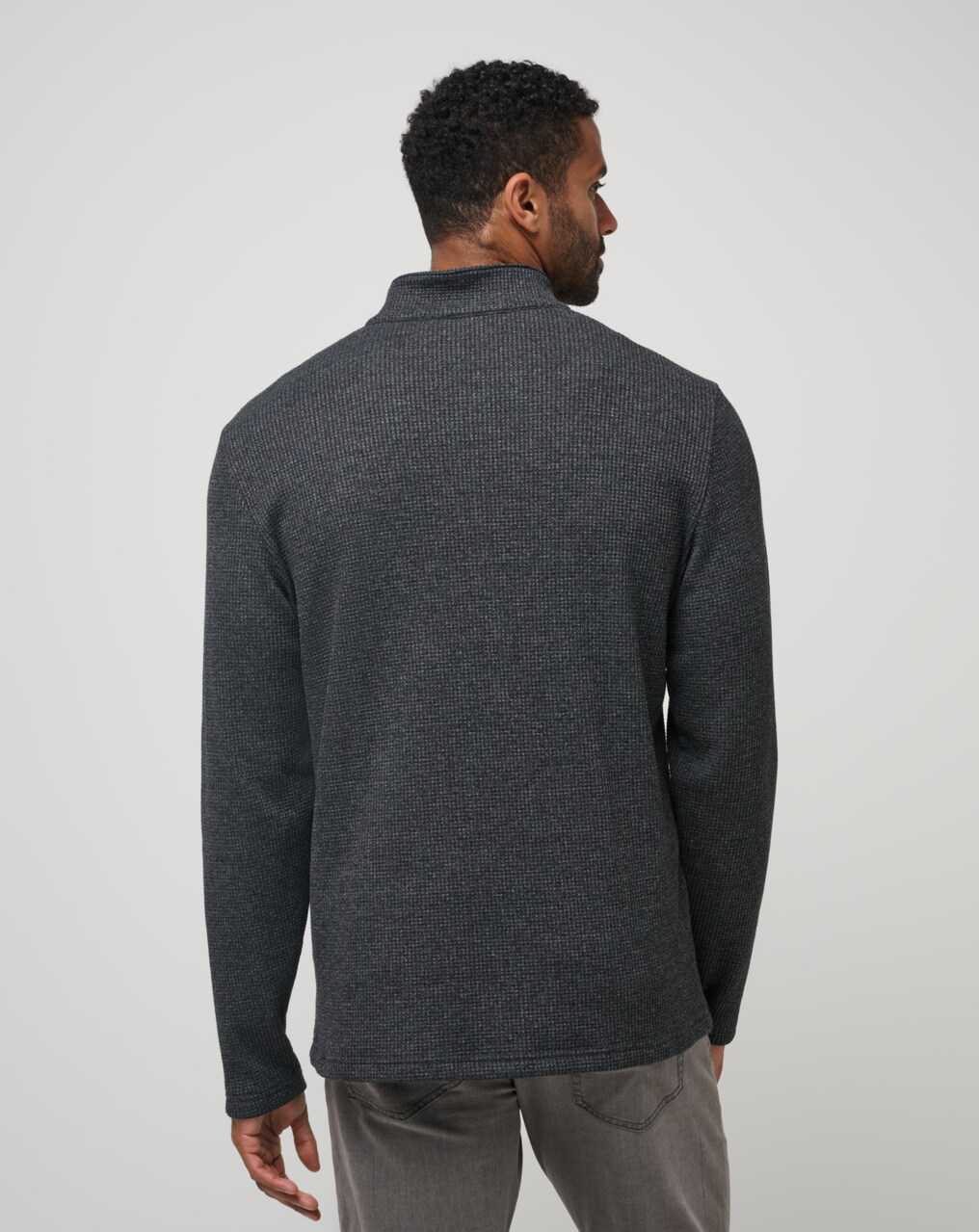 Heather Dark Grey Travis Mathew Last Sunset Quarter Zip | GWCN10472