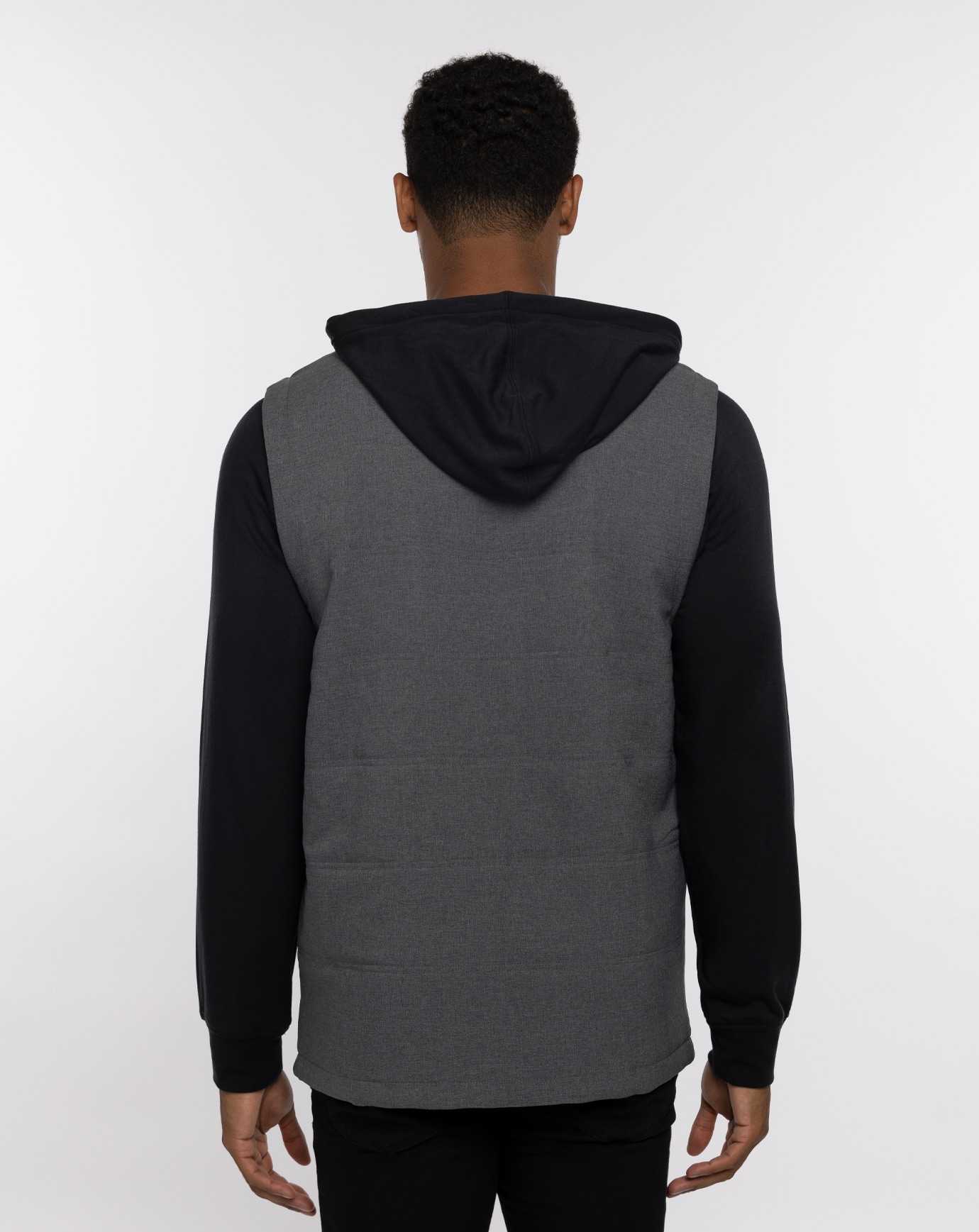 Heather Dark Grey Travis Mathew Scavenger Full Zip Hoodie | LEHQ46581