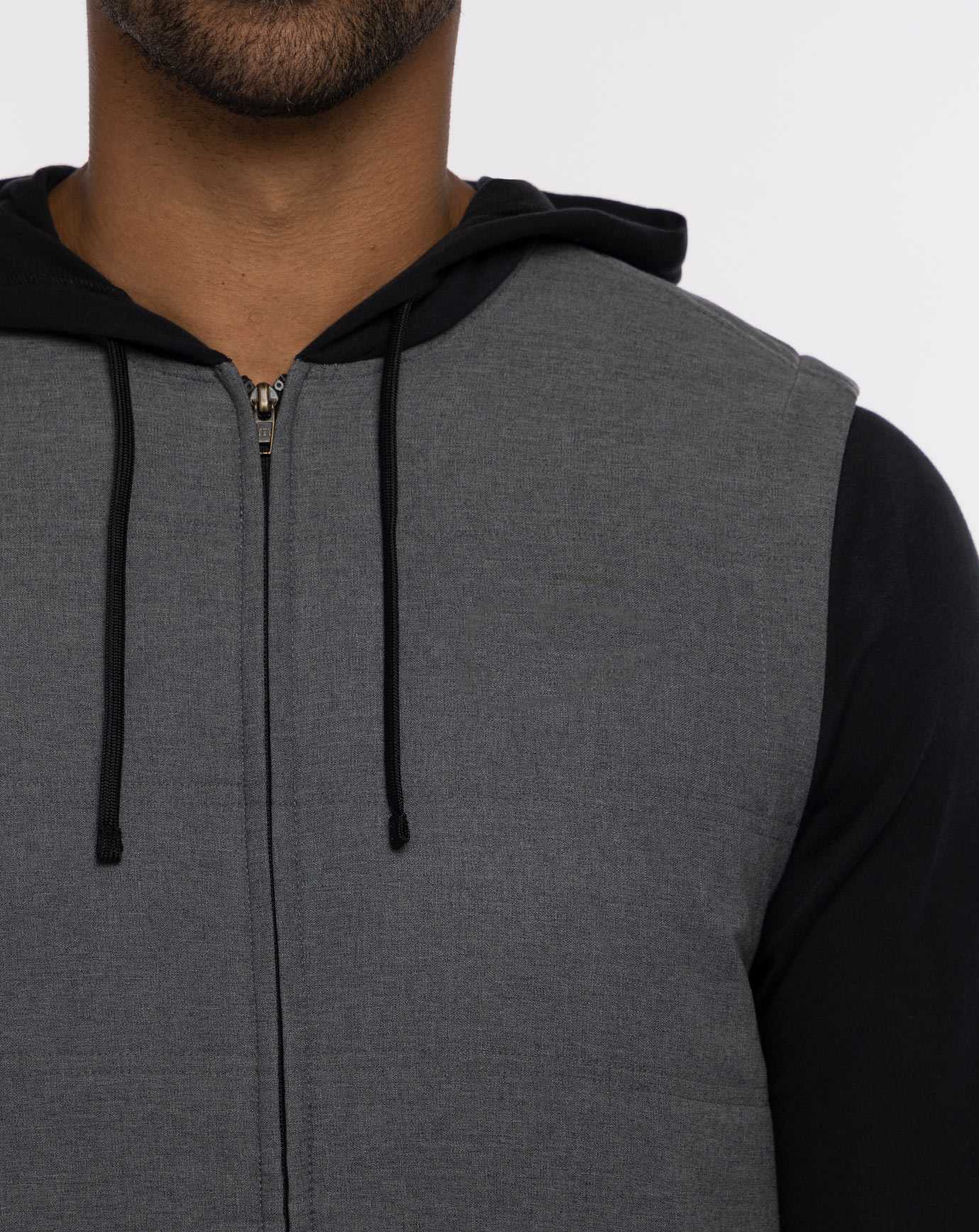 Heather Dark Grey Travis Mathew Scavenger Full Zip Hoodie | LEHQ46581